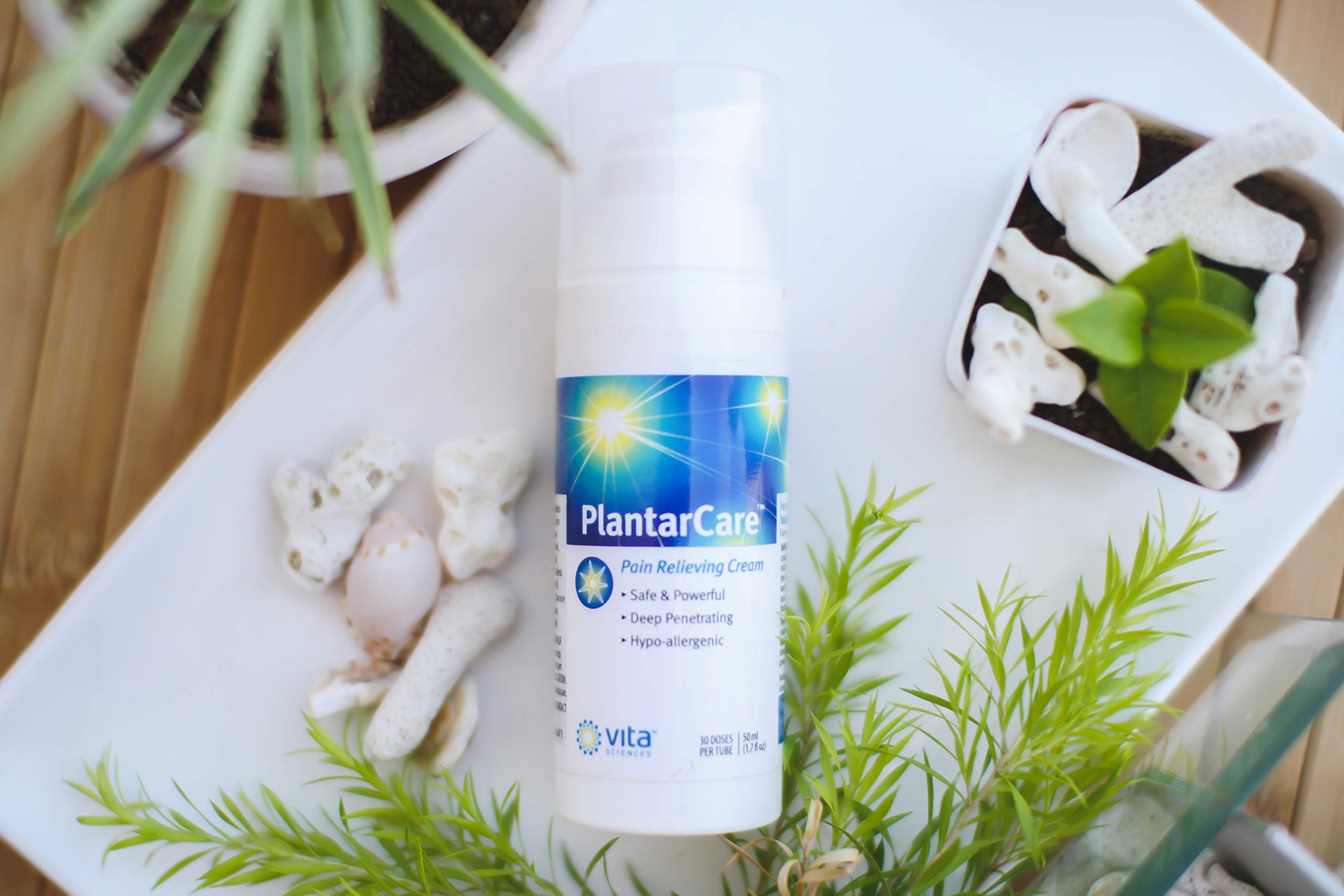 Plantar Fasciitis FastActing Foot & Heel Pain Relief Cream. Topical