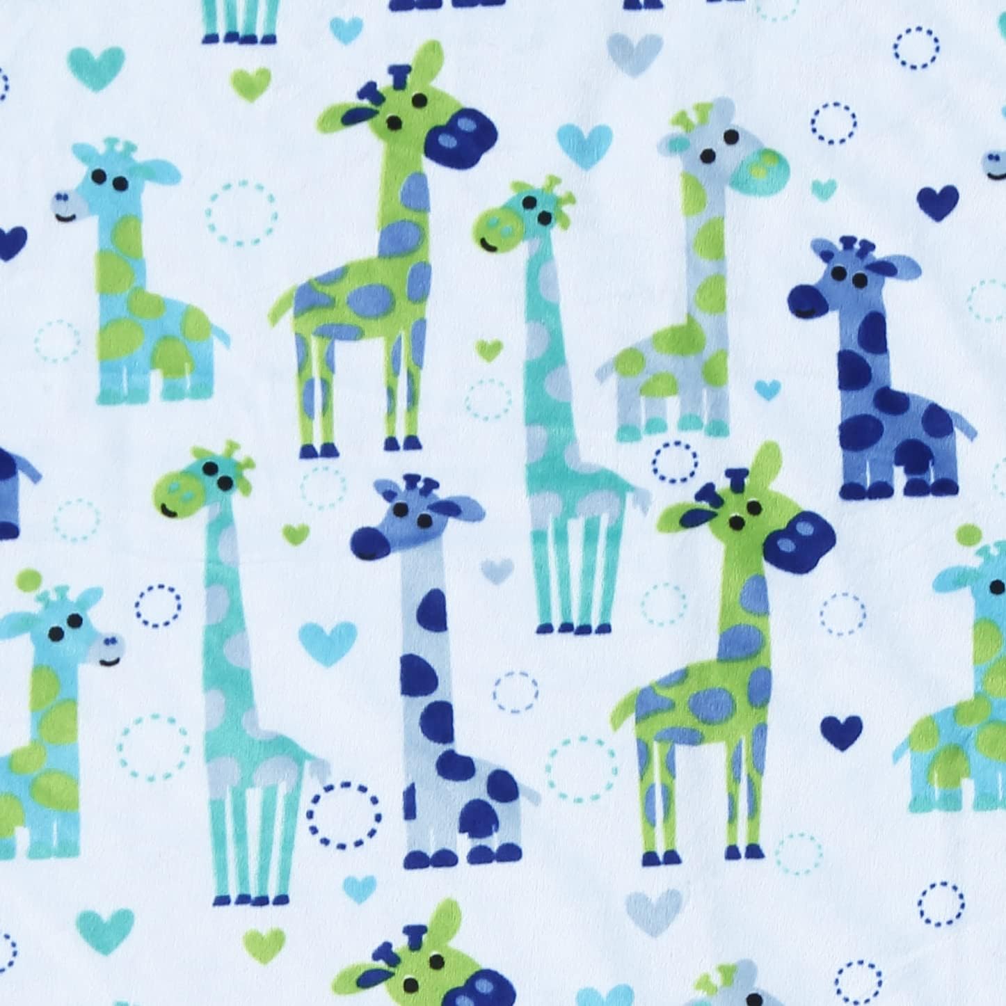 CREVENT Minky Baby Blanket for Boys, Soft Plush Receiving for Newborns - Giraffe 30x40 Inches - Image 3