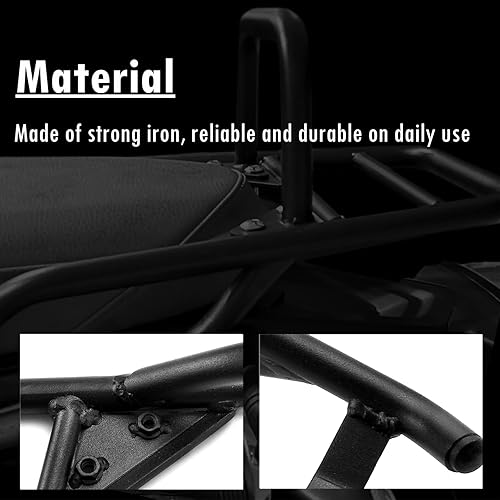 Miniatura 3 de Portaequipajes trasero con barra de agarre de mano, soporte de motocicleta para BMW R Nine T Pure Racer Scrambler 2014 2015 2016 2017 2018 2019 2020