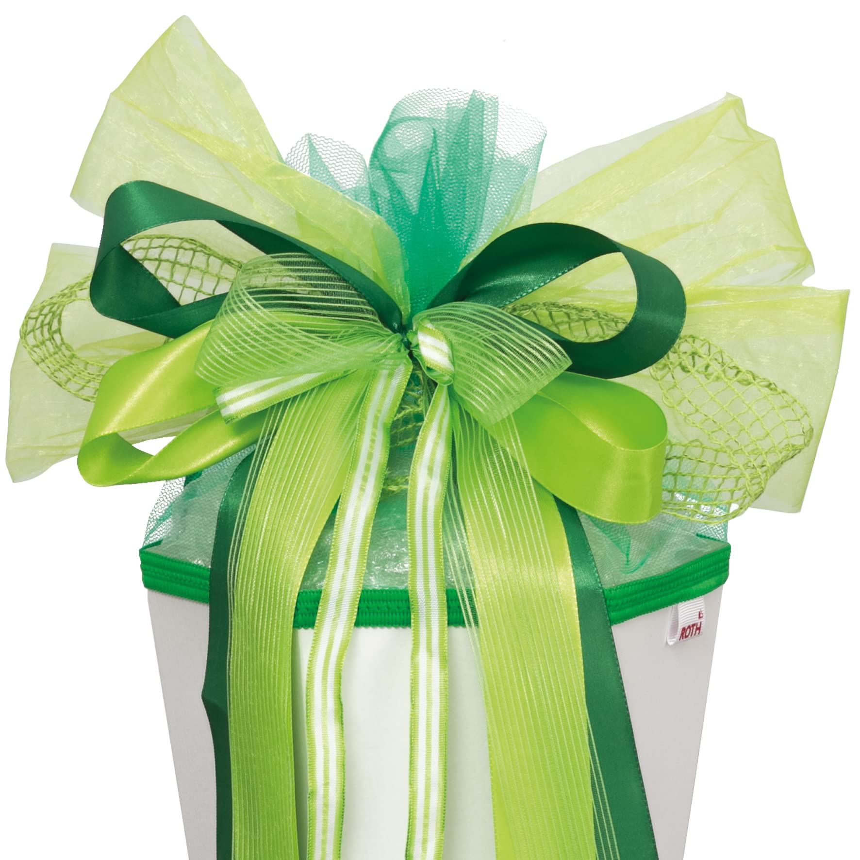 ROTH XXL Green Spirit School Cone Bow Approx. 63 x 32 cm Ready Tied