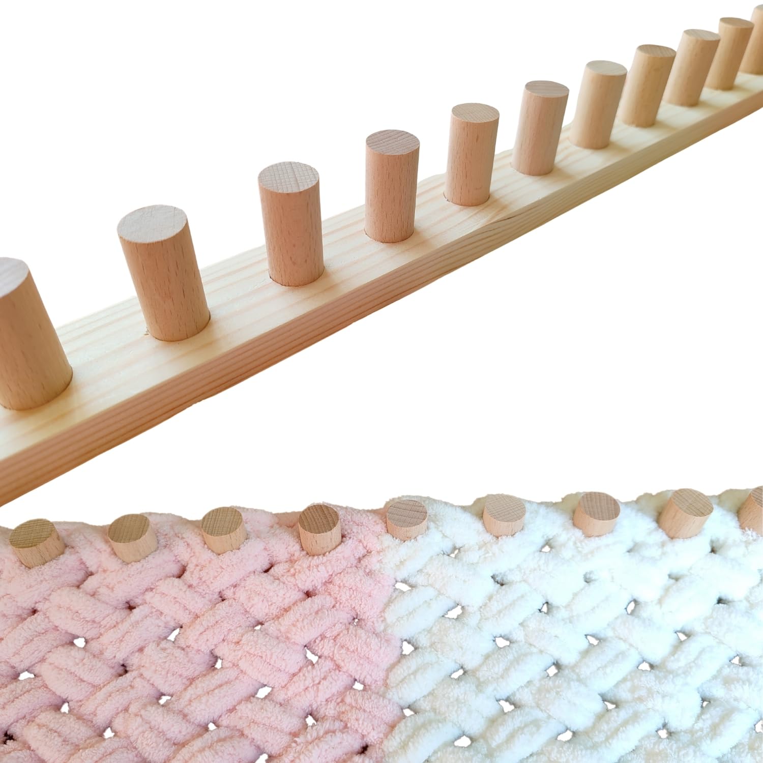 18” Chunky Knitting Blanket Loom - Custom Knitting Loom