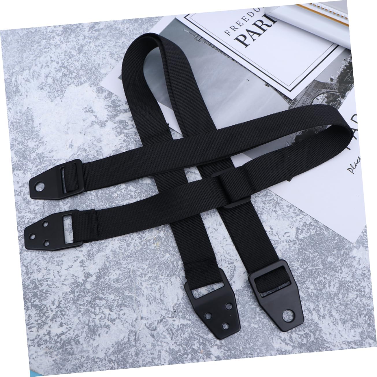 Yardwe 2pcs Home Safety Straps Kit Secure Furniture Anchors for Preventing Tipping during Earthquake