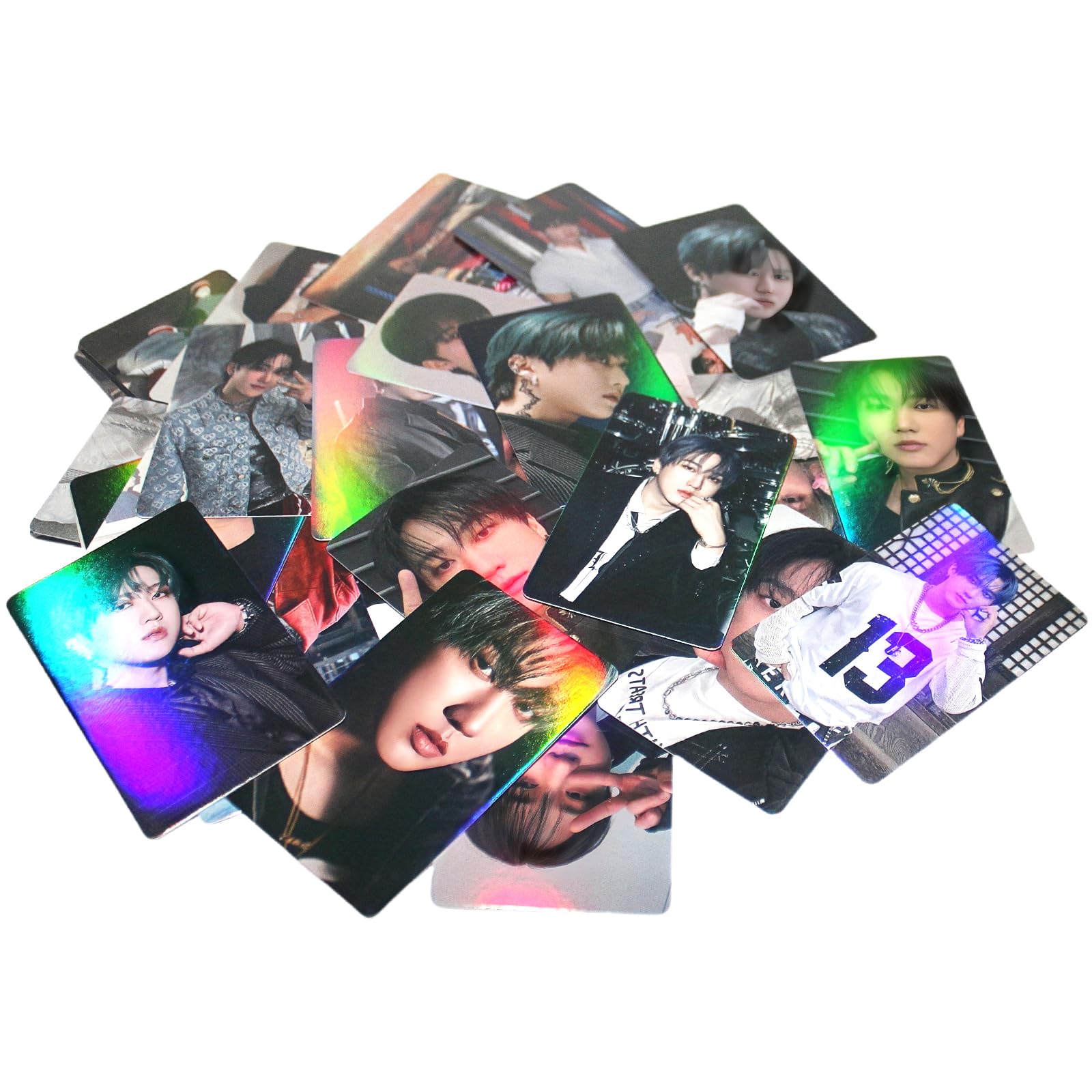 Amazon.com: PYAJUU Stray Kids Laser Photocard 50pcs Stray Kids