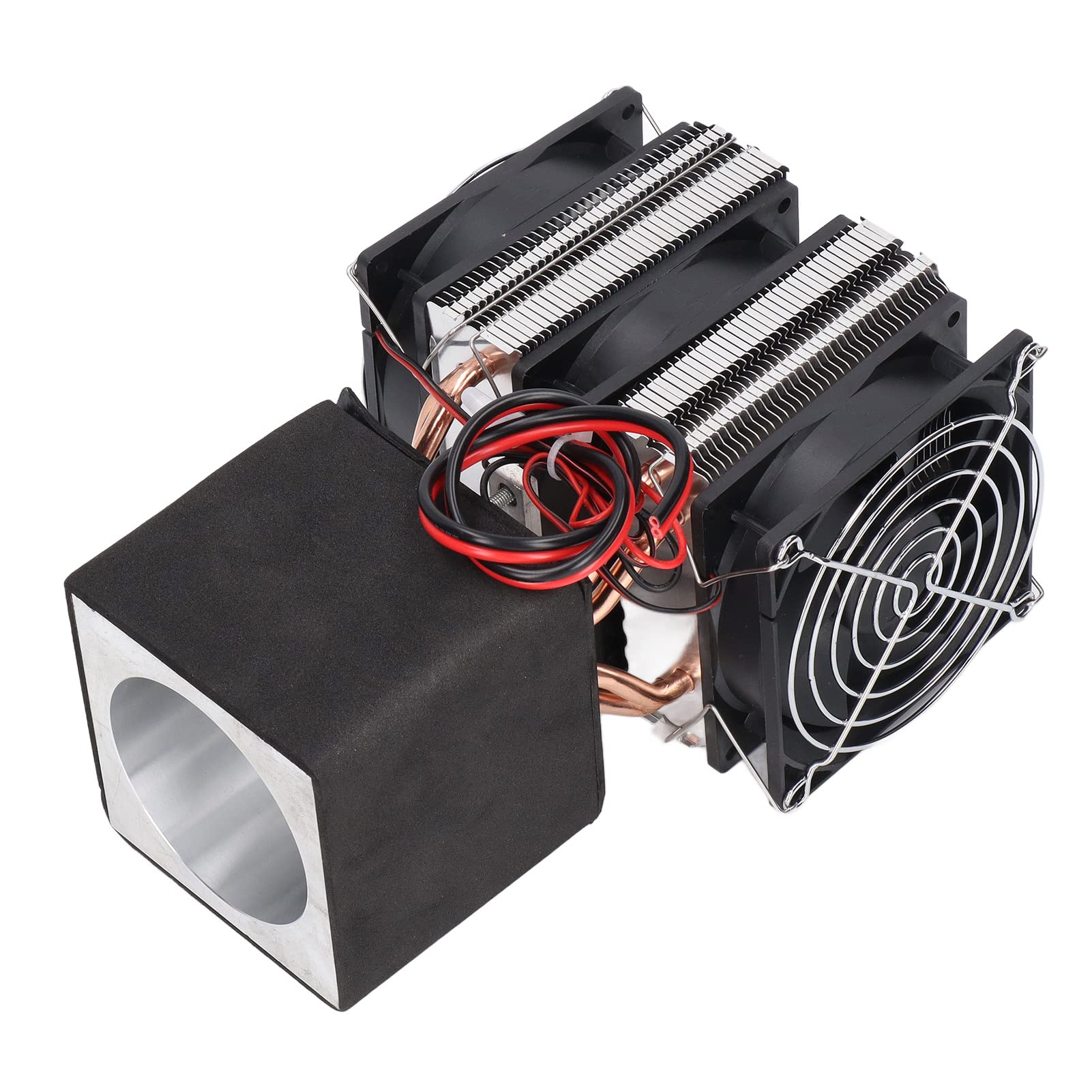 Buachois Dissipatore Raffreddamento Elettronico 12V DC, Piastra Semiconduttore per Mini Frigo o Condizionatore Animali Domestici, Lega Alluminio, Dimensioni Compatte