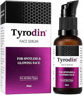 Tyroo-din Face Serum for Spotless & Glowing Skin | Niacinamide, Kojic Acid & Hyaluronic Acid Infused Brightening Serum | R... Price In India