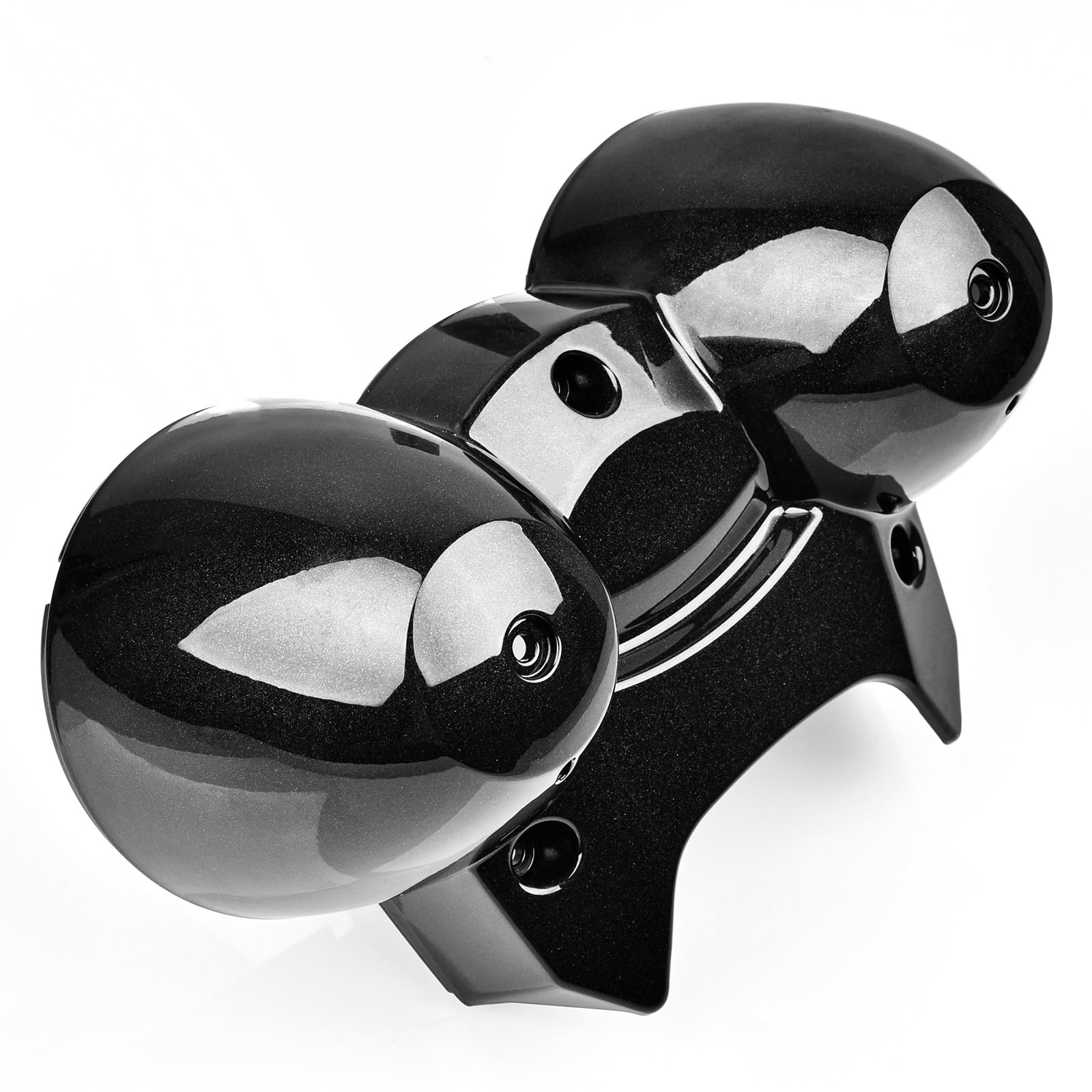 Compatibile con Z900RS / CAFE/SE 2018-2025 - Copertura inferiore contachilometri, cover contagiri, stile vintage, carenatura moto, accessori personalizzazione (Nero Brillante)