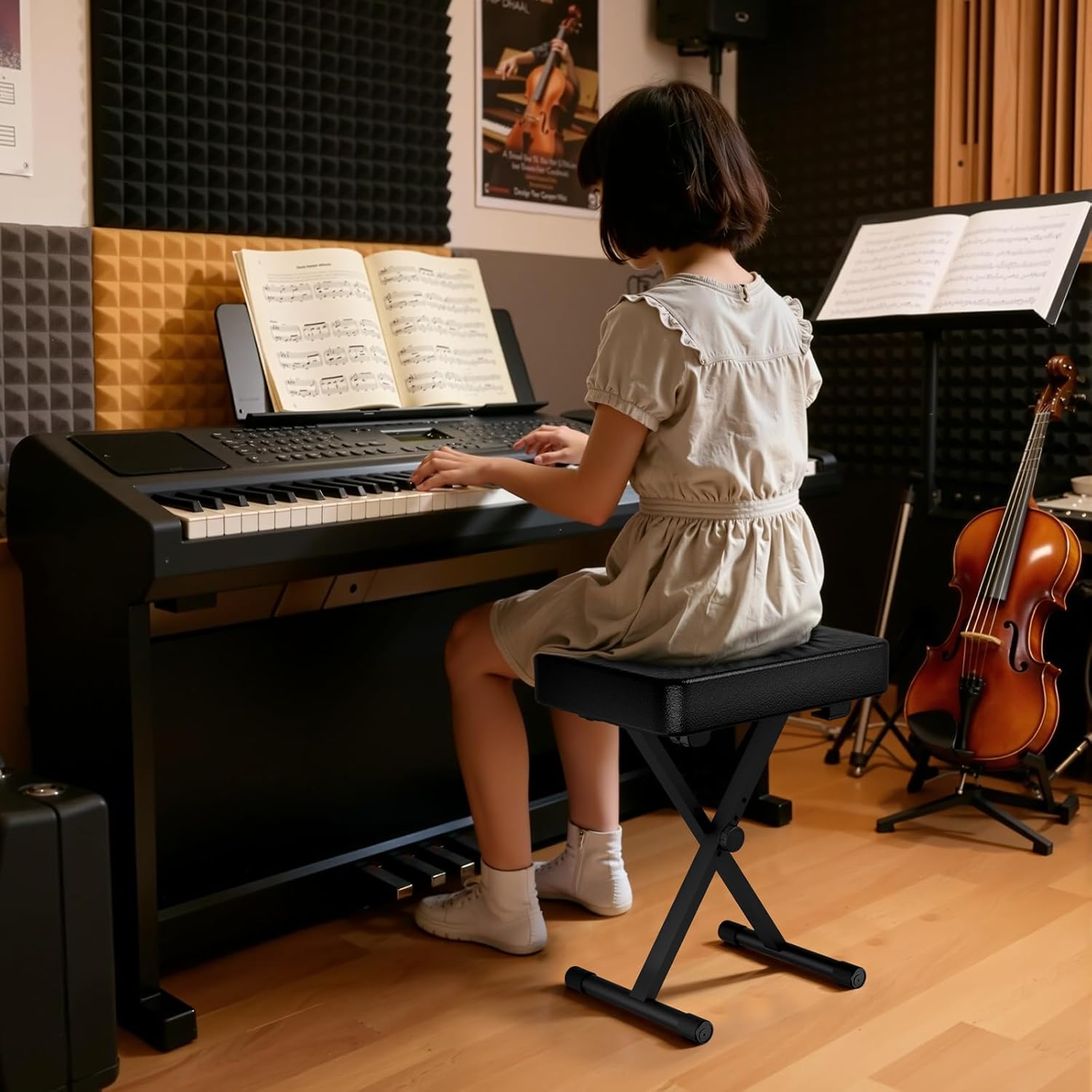 keyboard stand and bench