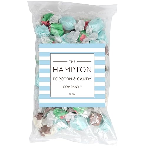 Miniatura 10 de Mezcla surtida de caramelos de agua salada, bolsa a granel de 1 libra, 10 sabores surtidos, dulces de caramelo envuelto individualmente