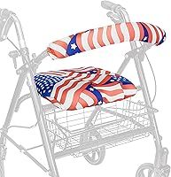 Vista 12 de Top Glides Fundas universales para asiento y respaldo de andador con ruedas (azul)