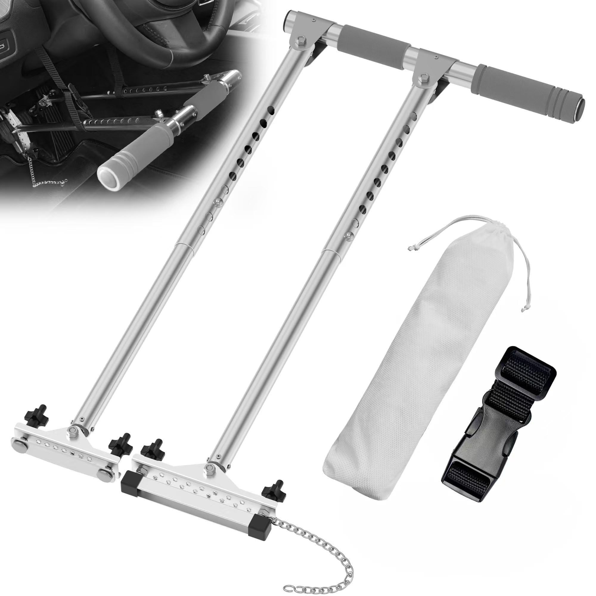 Commandes manuelles for conducteurs handicapés, kit de conversion for conduite à droite, assistance à la conduite portable for personnes handicapées, adapté aux personnes handicapées, blessures au bas