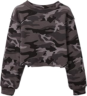 Crop top camo hoodie Clearance