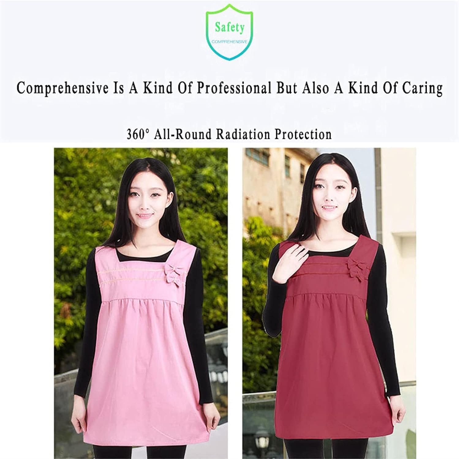 Radiation Protection Vest Skirt,Maternity Clothing Four Seasons Radiation Protection Clothing Metal Fiber Dress