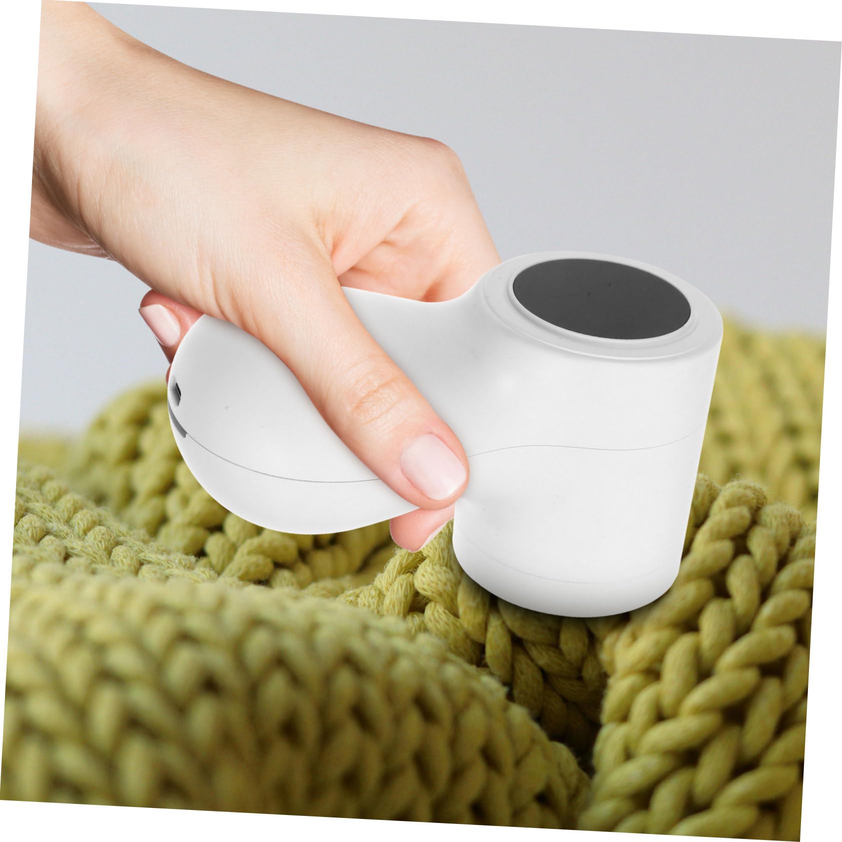 Baluue Elektrischer Fusselentferner für Kleidung Wollrasierer aus Abs und Edelstahl 800mah Tragbar Schonend für Stoffe für Sofa und Bett
