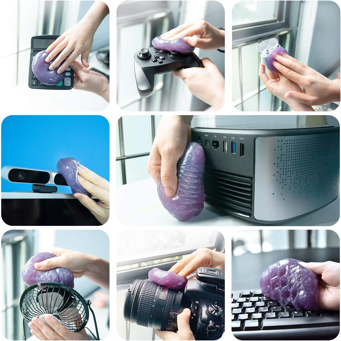 ASFSKY Car Cleaning Gel for Car Detailing Car Cleaning Putty for Interior Cleaner for Car Vents Car Cleaning Gel Pack 450g5 Pack