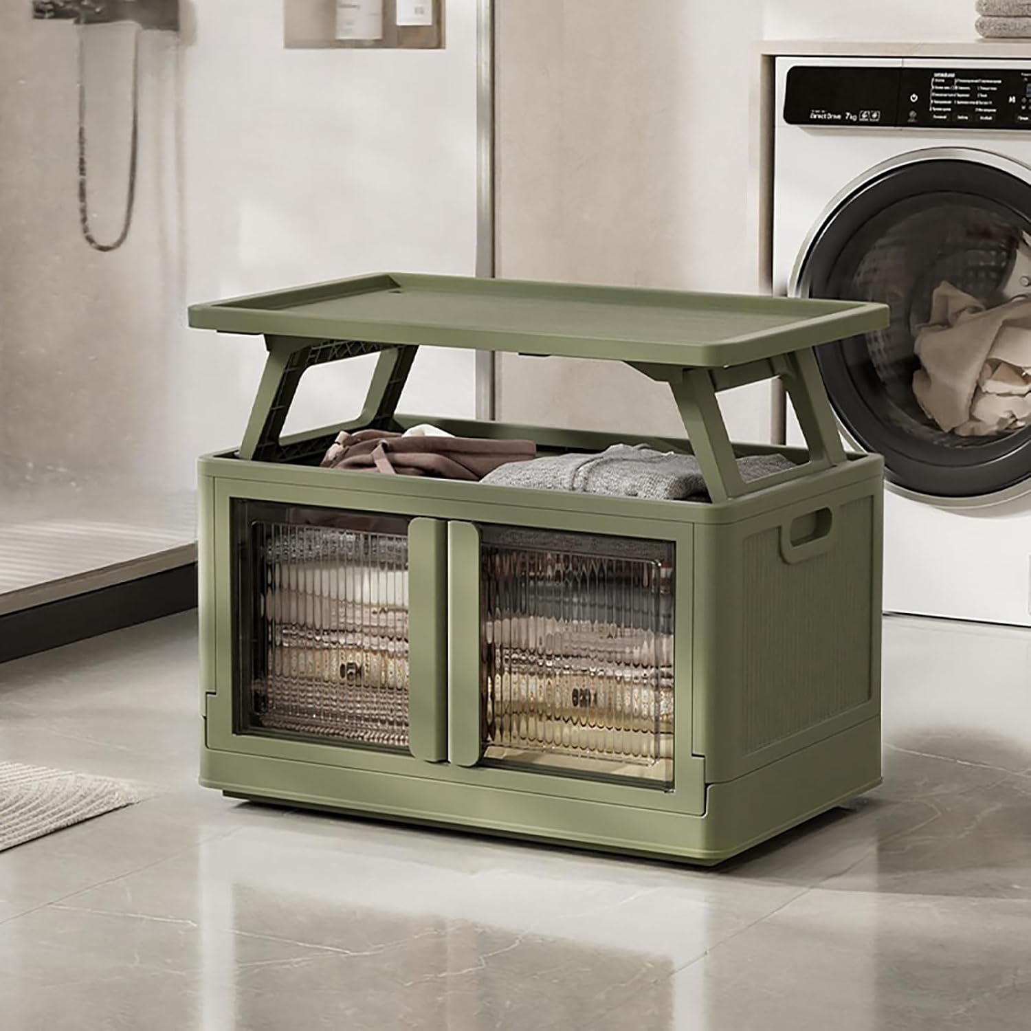 【正規品+GIFT付き】手提げ大容量汚れた衣類のかご、浴室の下着の収納かご、折りたたみ汚れた衣類のかご、衣類の収納かご、家庭用通気汚れた衣類のかご、トイレの BOA 介護靴