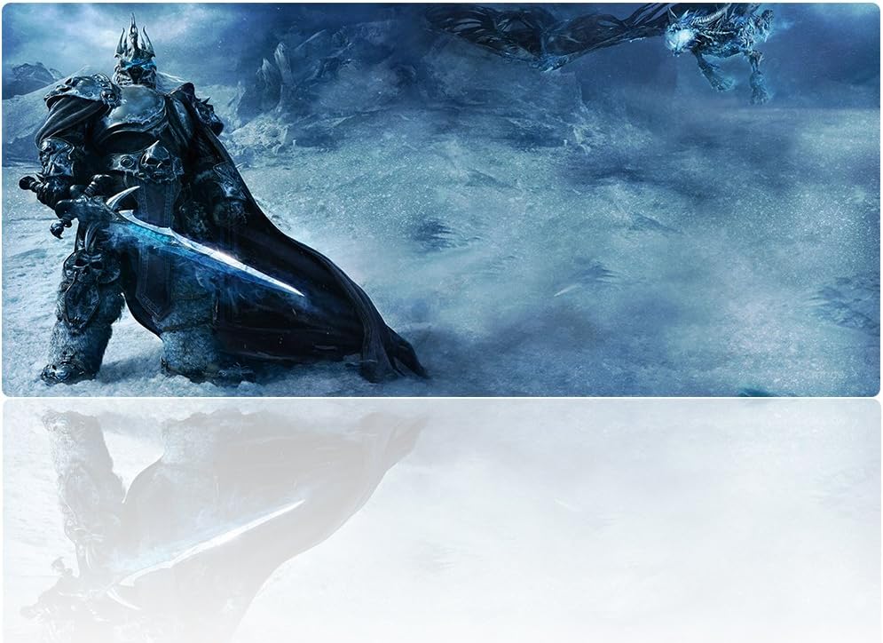 Cmhoo Desk Mouse Pad Extended XXL & Large Gaming Mat Protector Stickers 35.4 x 15.7 (90x40 binglong)