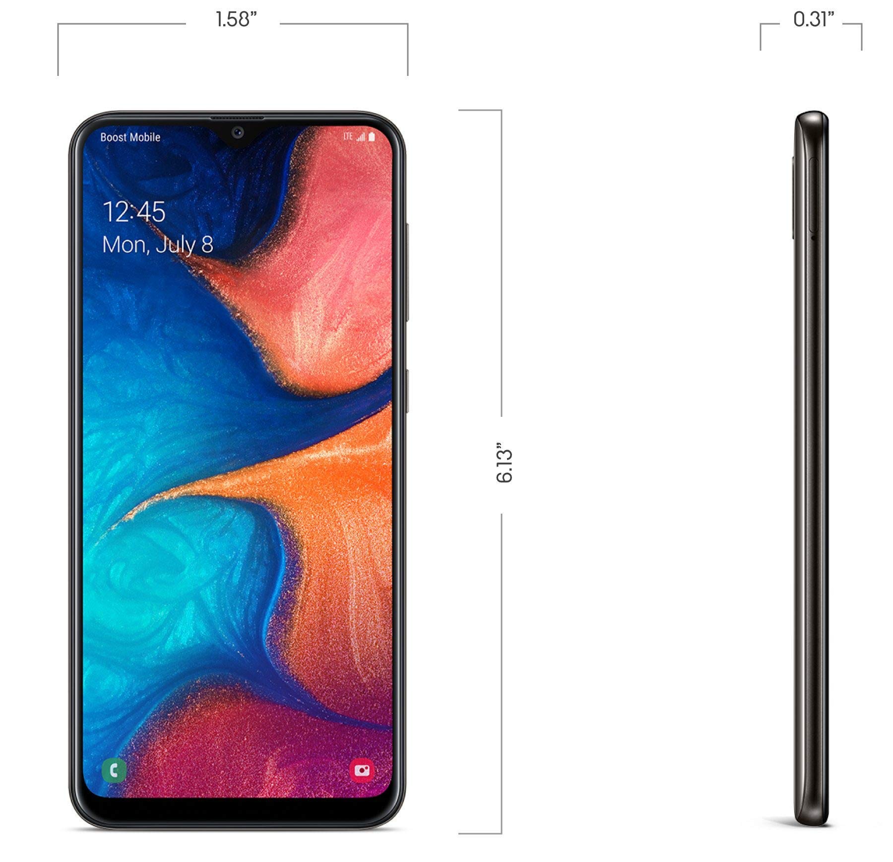 Samsung Galaxy A20 ブラック Amazon.com: Samsung Galaxy A20, 32 GB + 3 GB de RAM, negro