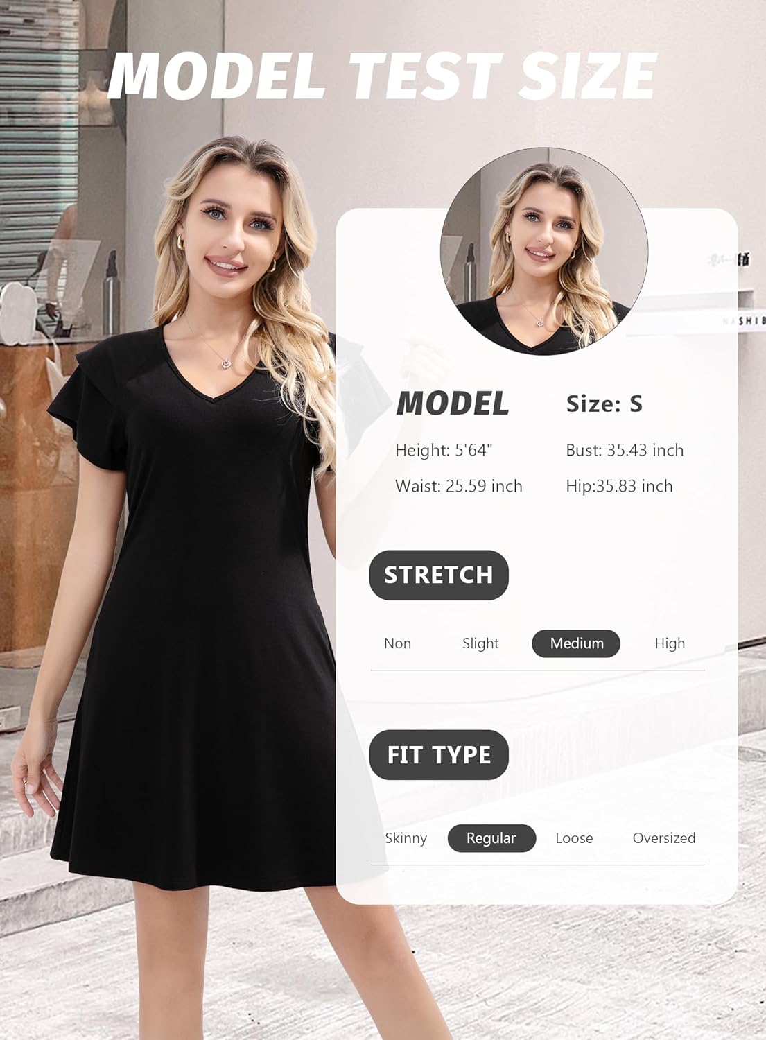 Summer Dresses for Women 2025 Casual Ruffle Sleeves Mini Dress Sundresses Floral Boho Beach Dresses with Pockets - Image 5