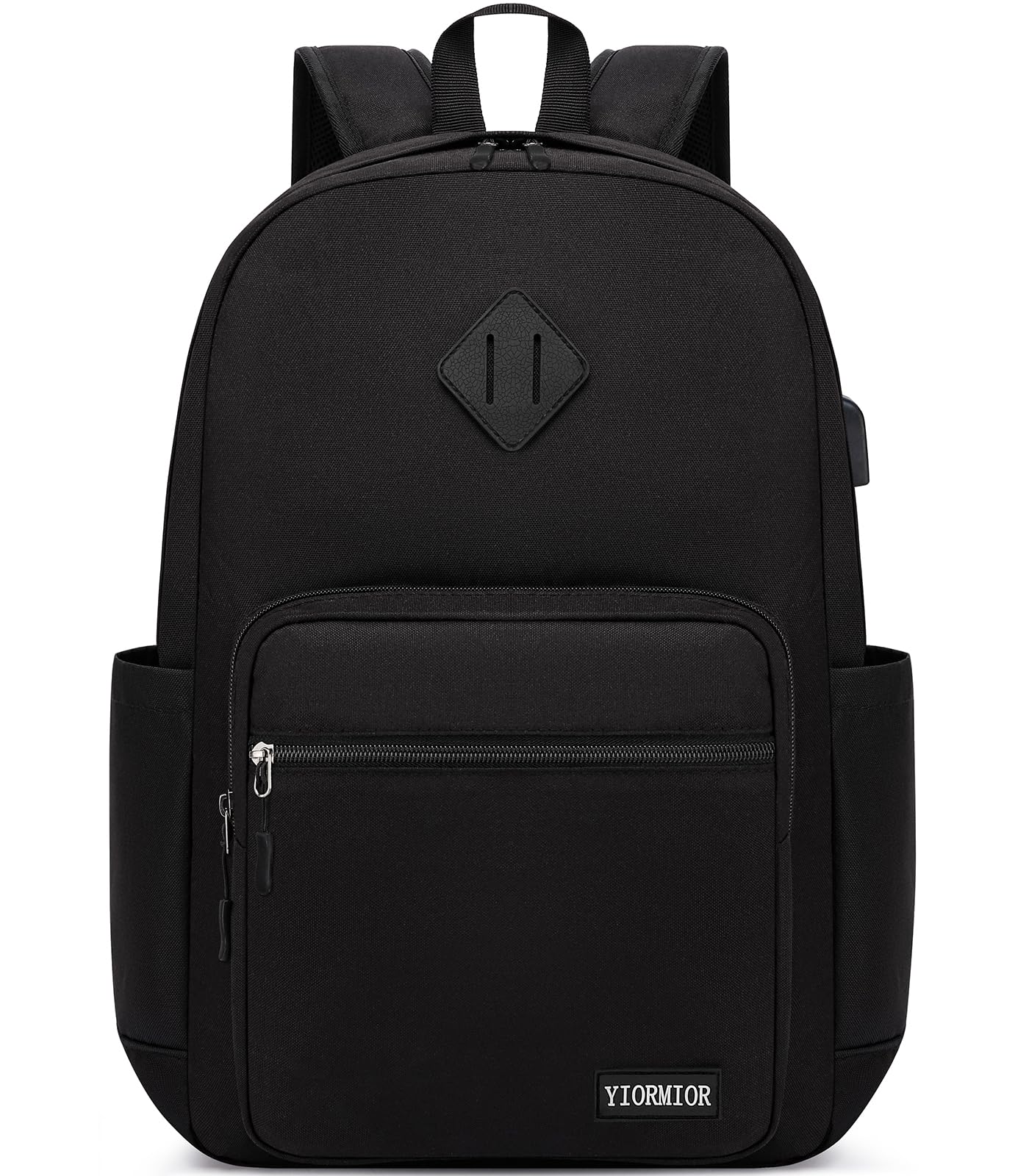 Zaino Scuola Superiore Media università Donna Uomo, Zaino Porta Pc Uomo con Porta USB Impermeabile