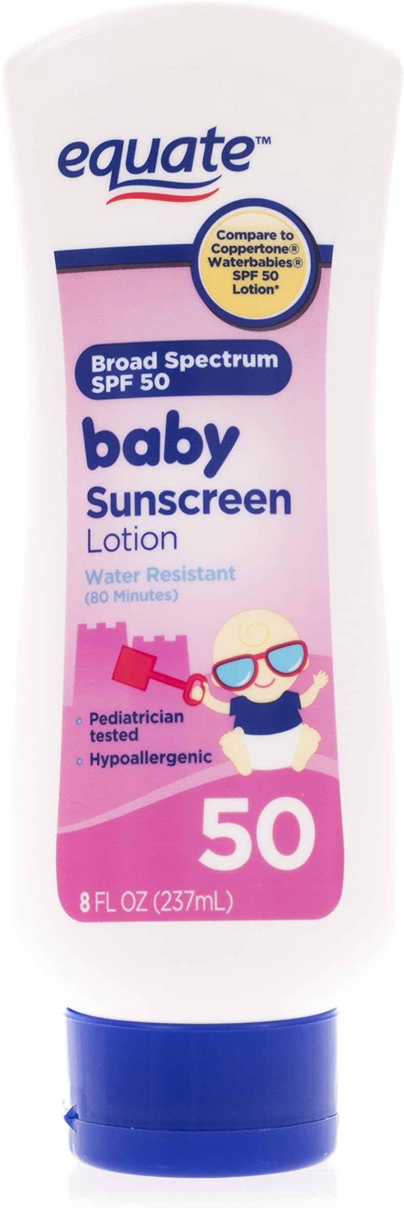 Baby Sunscreen SPF 50 Compare to Coppertone Waterbabies by Equatw