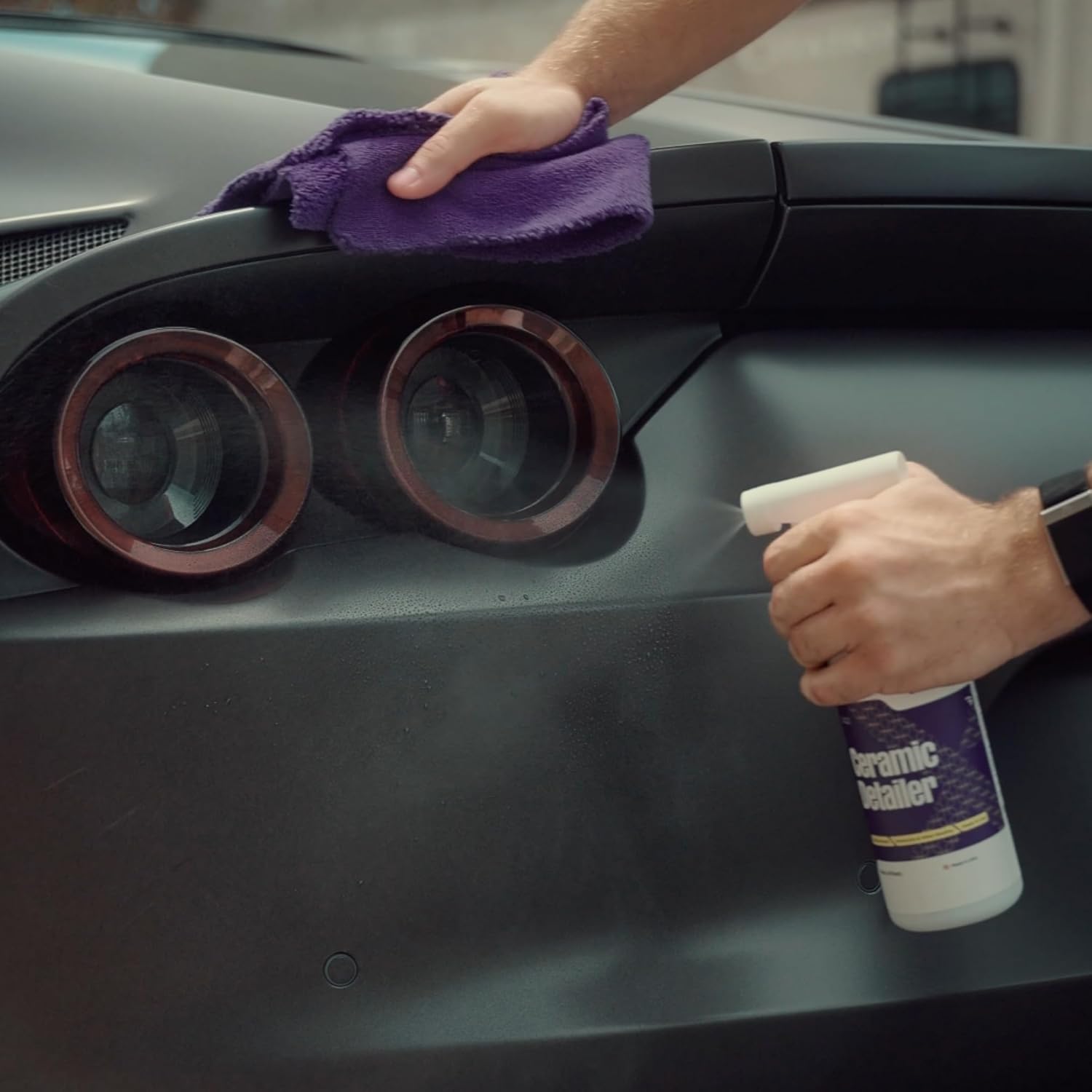 Ceramic Detailer – SiO₂ Quick Spray & Wipe Detailer - Prolongs Waxes, Sealants & Coatings