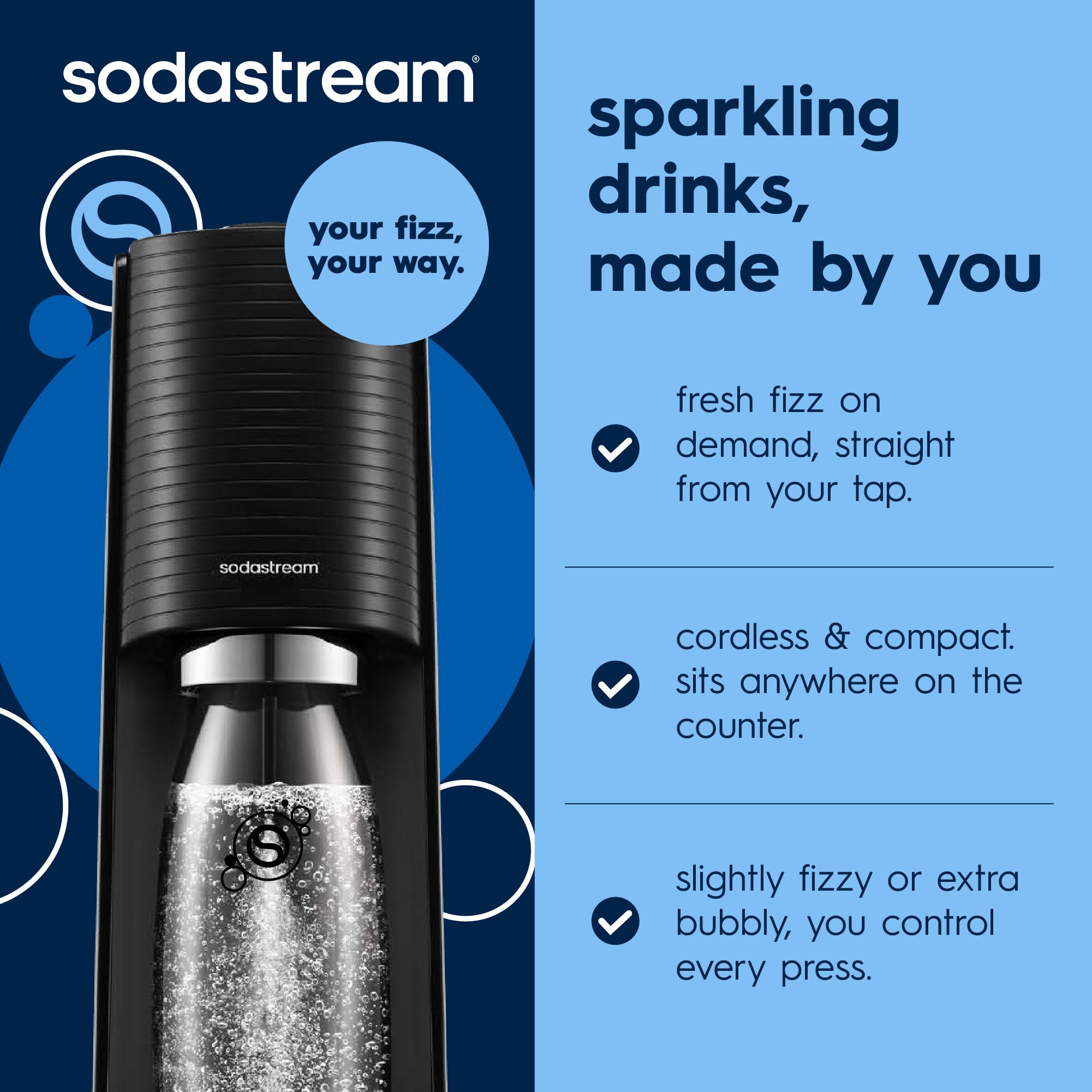 Amazon | SodaStream Terra スパークリングウォーターメーカーセット