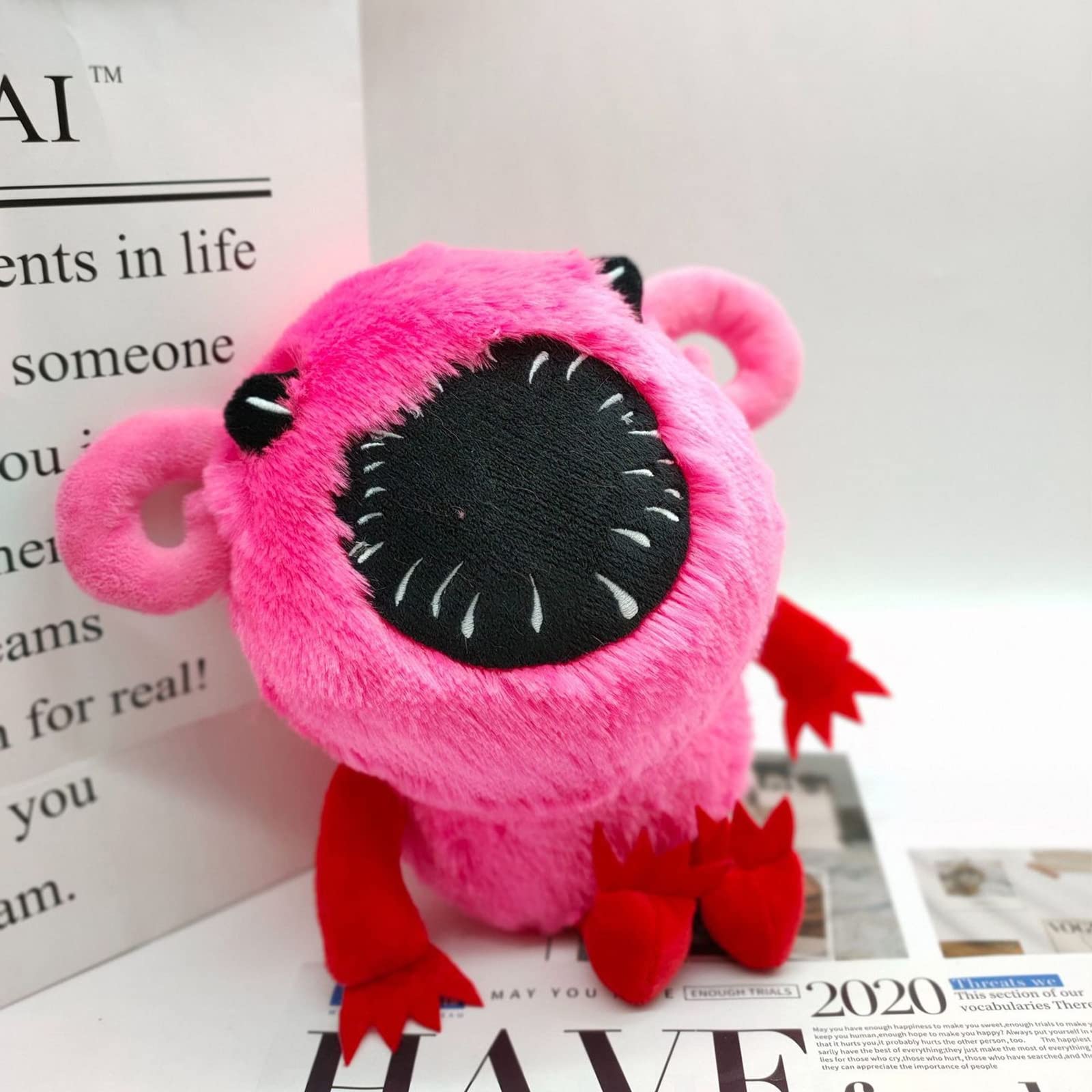 Amazon.co.jp: ハッピーゲームぬいぐるみ、ピンクラビットホラー