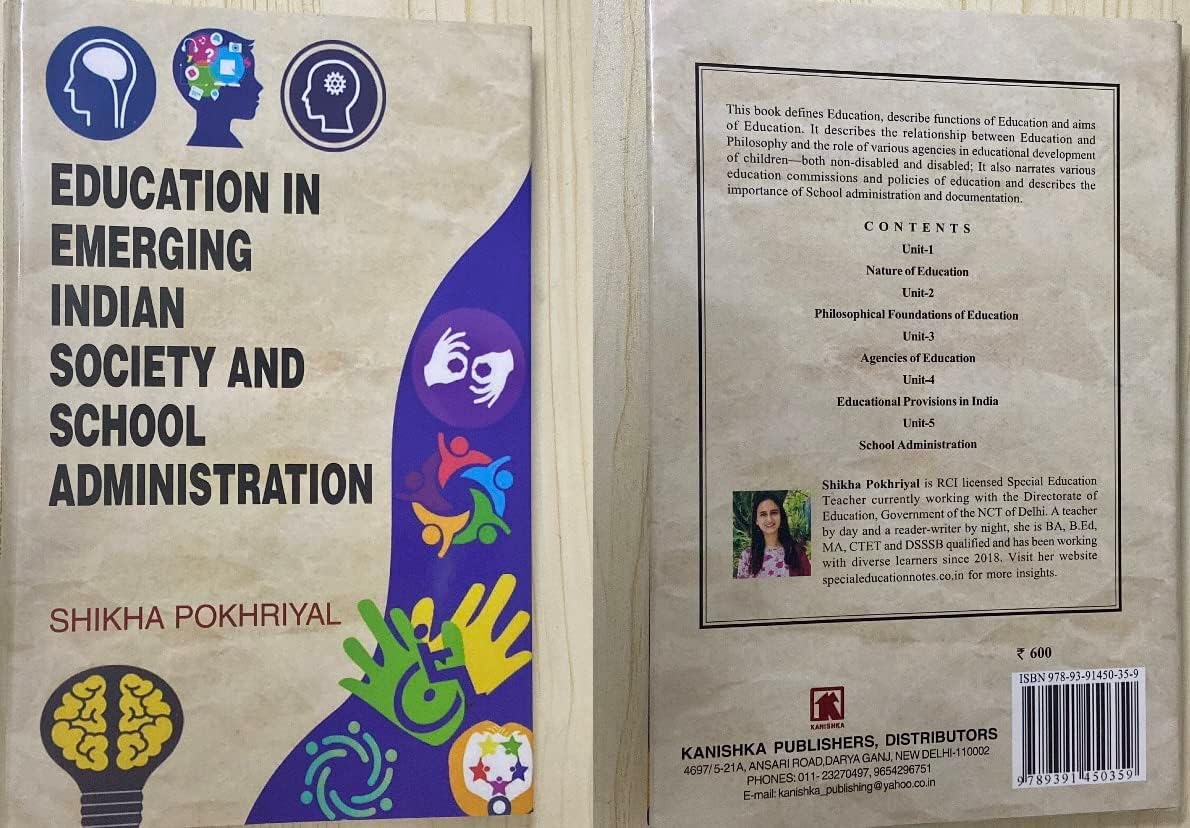 D.Ed Special Education IDD: EDUCATION IN EMERGING INDIAN SOCIETY AND SCHOOL ADMINISTRATION
