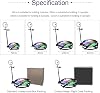 360 Degree Photo Booth Machine Spinner, Automatic Photo Booth Video Platform Surround Shooting Equipment, Camera Rotating Selfie Spin Angle Stand, Adjustable for Christmas Wedding