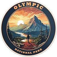 Vista 57 de Redwood National Park - Calcomanía de vinilo impermeable para parachoques de automóvil, laptop, botella de agua, pared y ventana, tamaño - 3