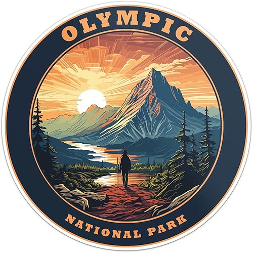 Miniatura 57 de Redwood National Park - Calcomanía de vinilo impermeable para parachoques de automóvil, laptop, botella de agua, pared y ventana, tamaño - 3