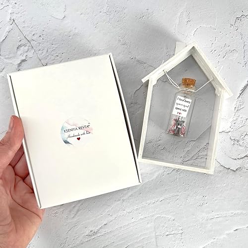 Miniatura 12 de Kseniya Revta Regalos para novia y novio, regalo de aniversario personalizado para él o ella, botella de regalo con foto personalizada para marido