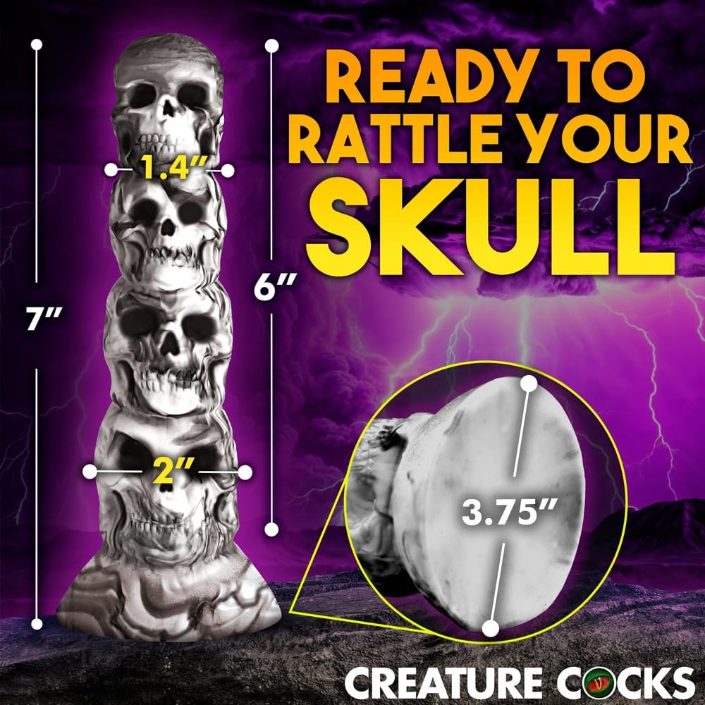 Skull Dildos Kinky Toys Skeleton Sex Toys for Women Gay Anal Dildos Fantasy Dildos Monster Dildos Halloween Horror Toys