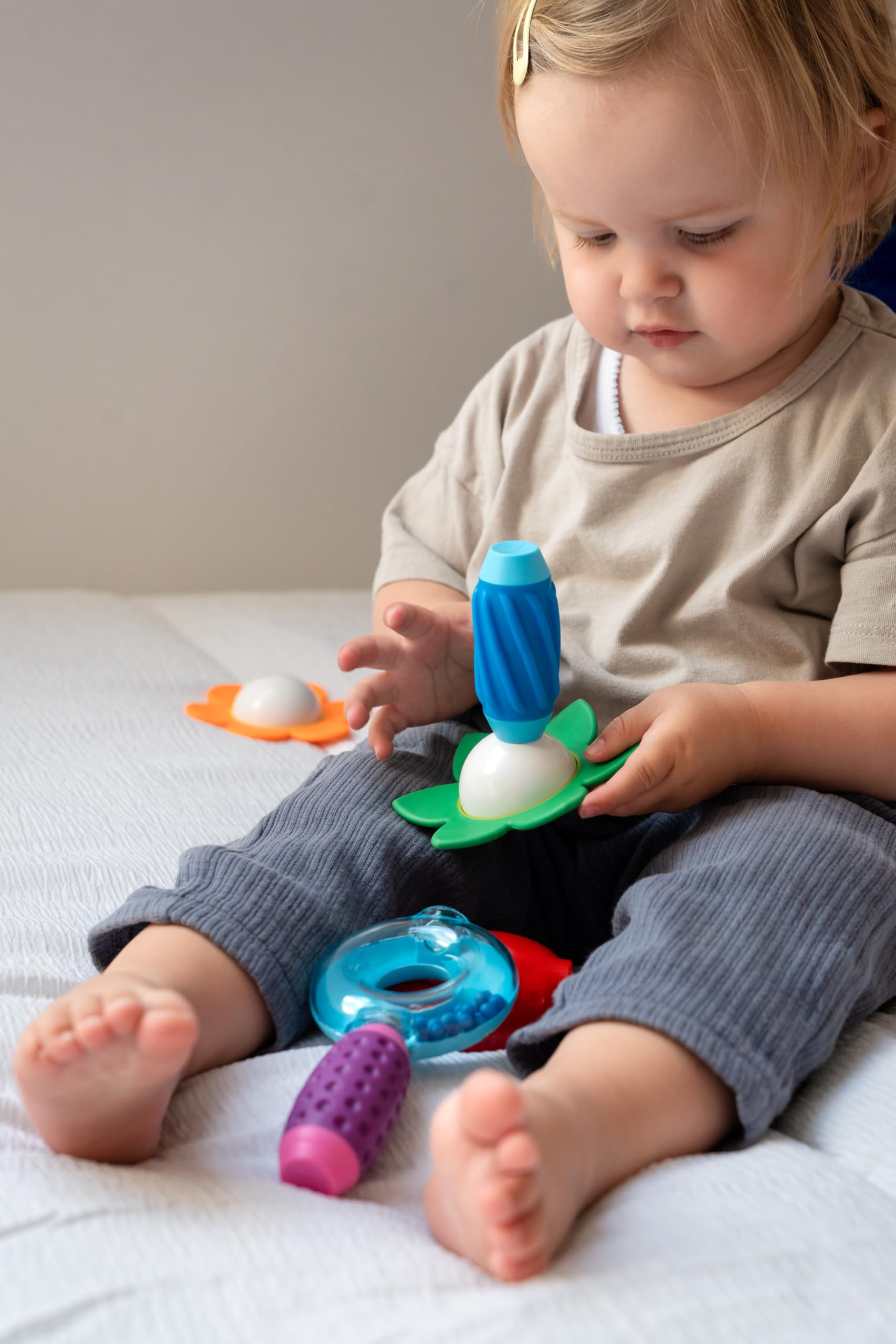 Smartmax My First Sounds and Flowers | Jouets sensoriels magnétiques pour enfants de 1 an à 5 ans | Blocs de construction pour enfants | Jouet avec blocs magnétiques