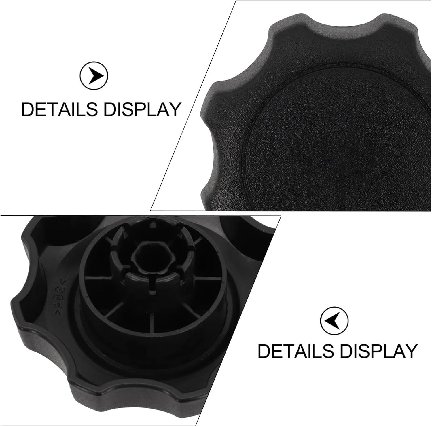 MUSM Black Abs Front Left Seating Adjuster Knob W169 A1699180026 Replacement Car Accessories