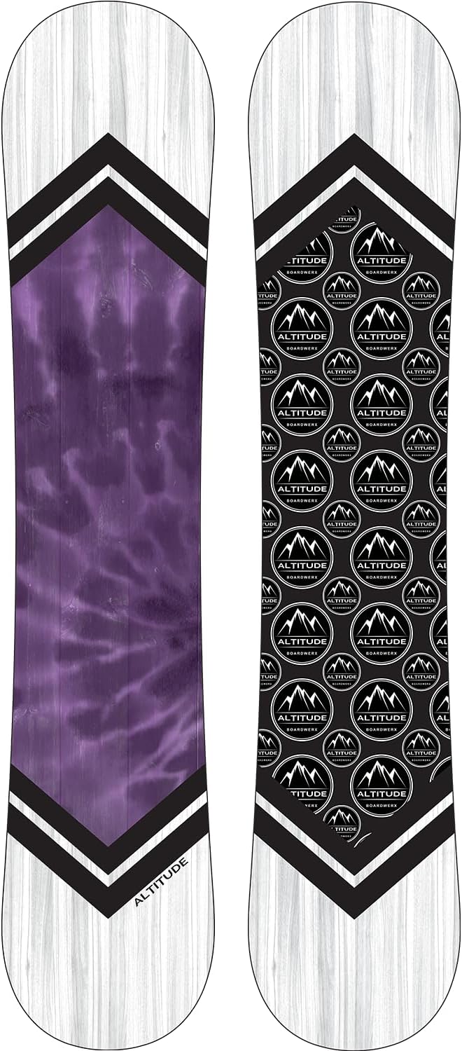 Altitude Women's Visionary All-Mountain Snowboard (Rocker Camber Rocker)