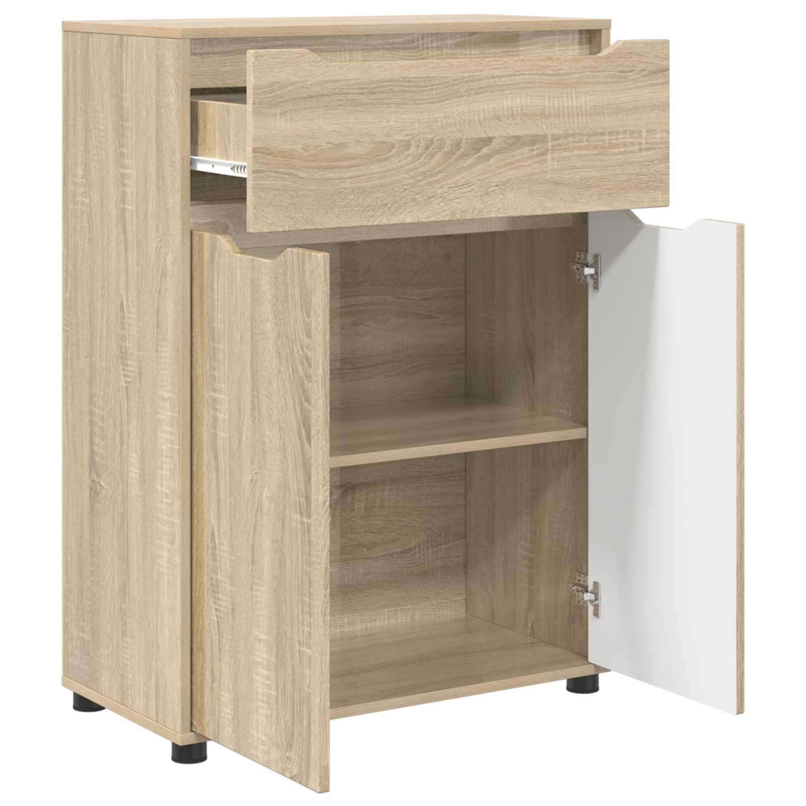 vidaXL Gabinete de Baño Roble Sonoma 72,5 x 36,5 x 100 cm