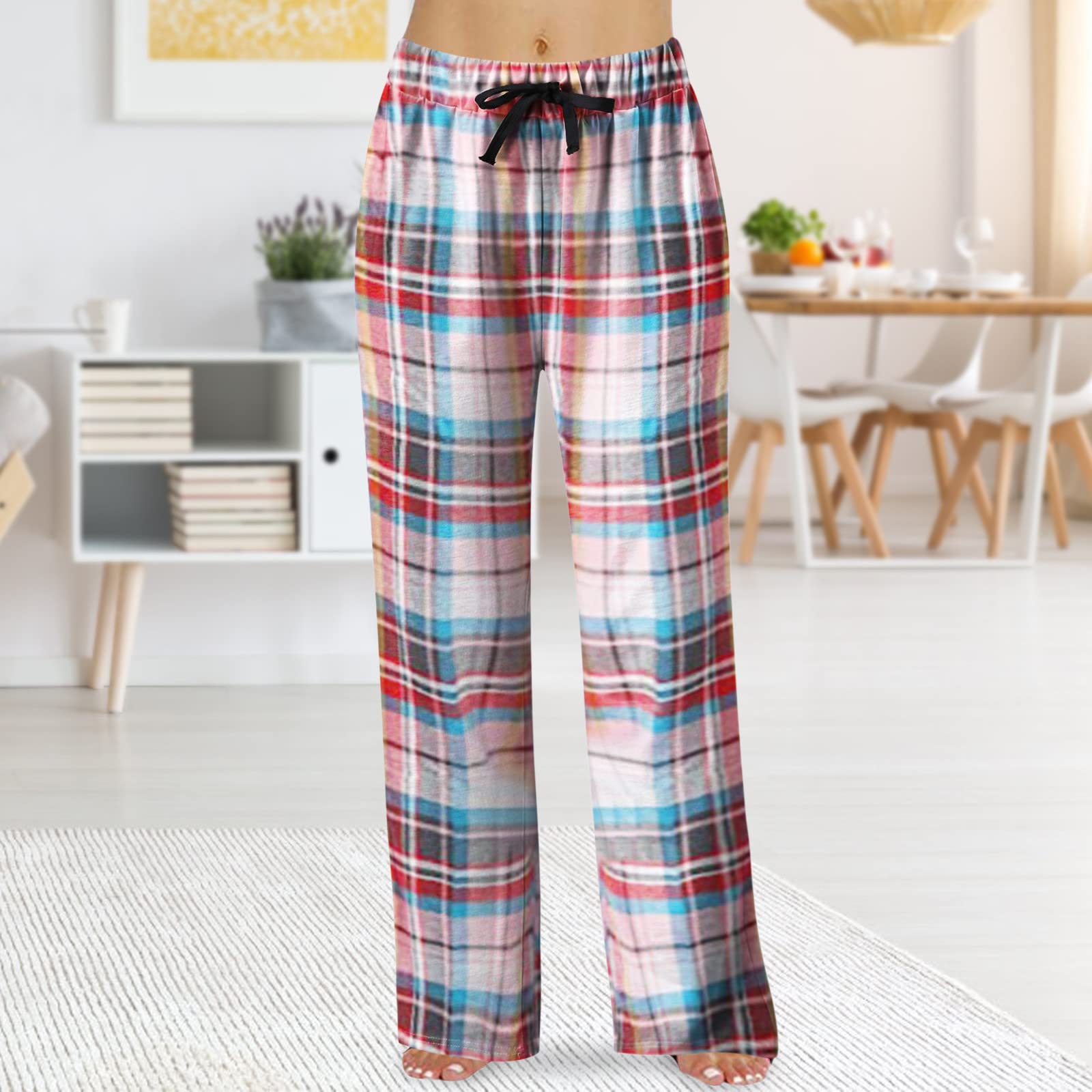 Marc OPolo Damen Pyjamahose lang Schlafanzughose Long Pants 157671 Bekleidung Nachtwäsche