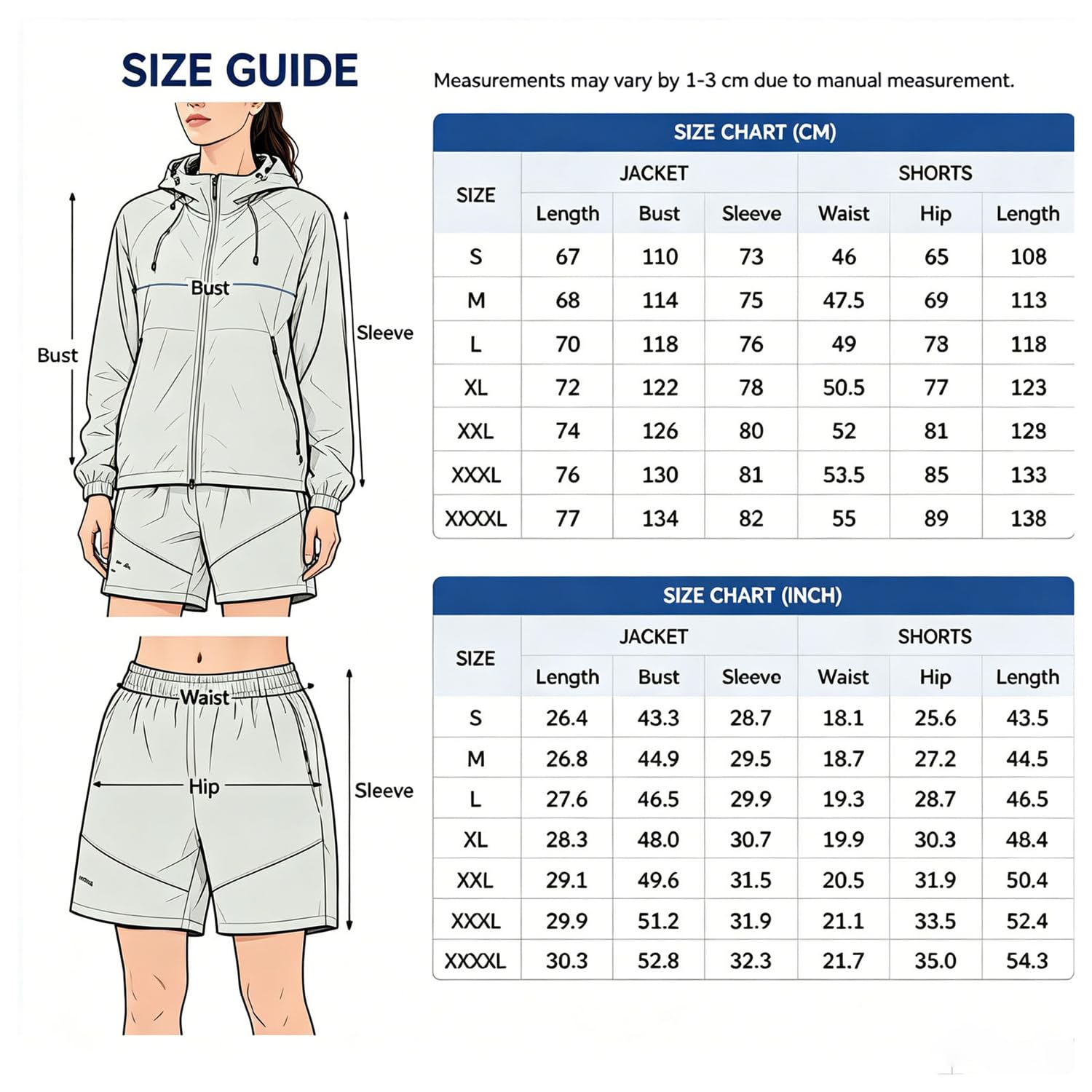Conjunto de 2 piezas para mujer: chaqueta con capucha y pantalón. | Chaqueta ligera con protección solar UPF y cierre de cremallera completa, ideal para senderismo, caminatas