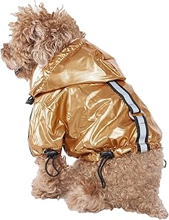 Reflecta-Sport Adjustable Reflective Weather-Proof Pet Rainbreaker Jacket