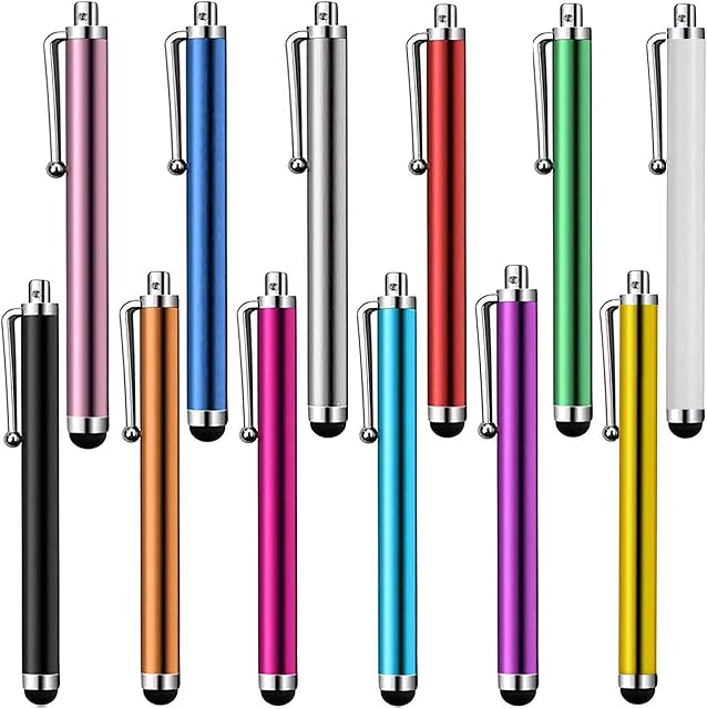 Rpanle Stylus Pens for Touch Screens, 10 Pack Stylus Pen, Universal Capacitive Touch Screen Pens for Tablets/Android/Lenovo/Smartphones/Samsung Galaxy(Multicolored)