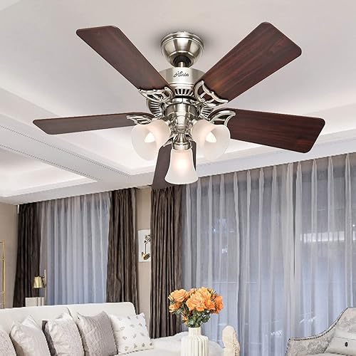 Miniatura 5 de Reemplazo de pantalla de vidrio para accesorios de iluminación, paquete de 4 cubiertas de luz de ventilador de techo, globos de vidrio de ventilador