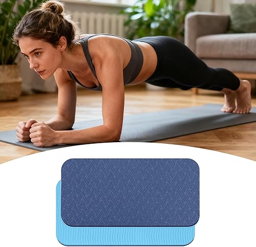 Miniatura 6 de Alfombrilla de ejercicio, almohadilla antideslizante para codo, cojín de rodillas para entrenamiento, fitness, gimnasio, ejercicio en interiores,