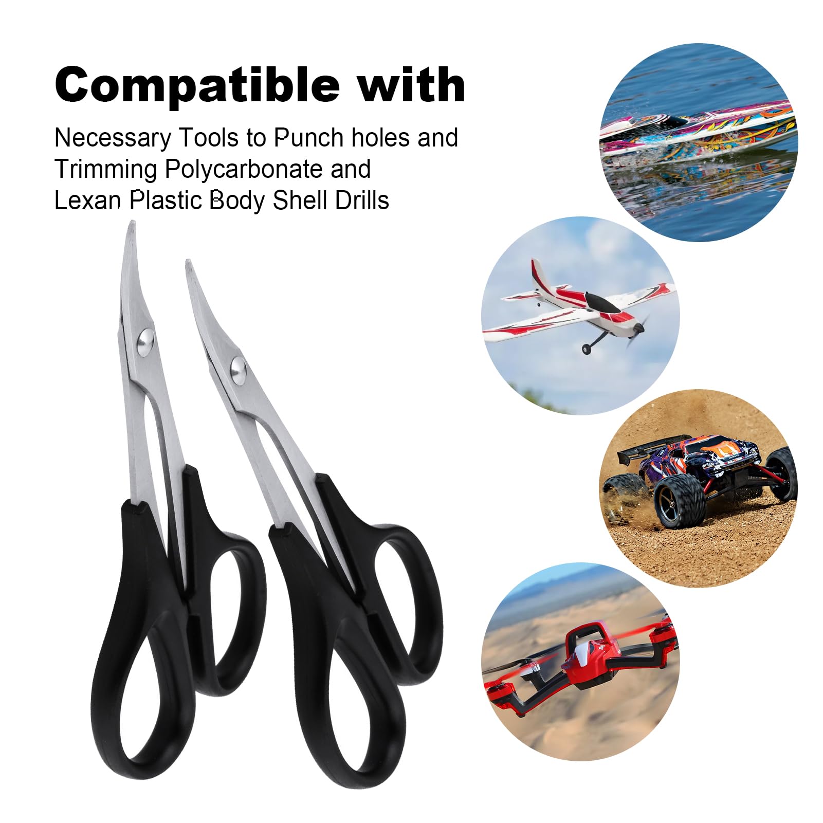 Curved Titanium Coated Hobby Scissors For Rc Car New Curved Titanium ...