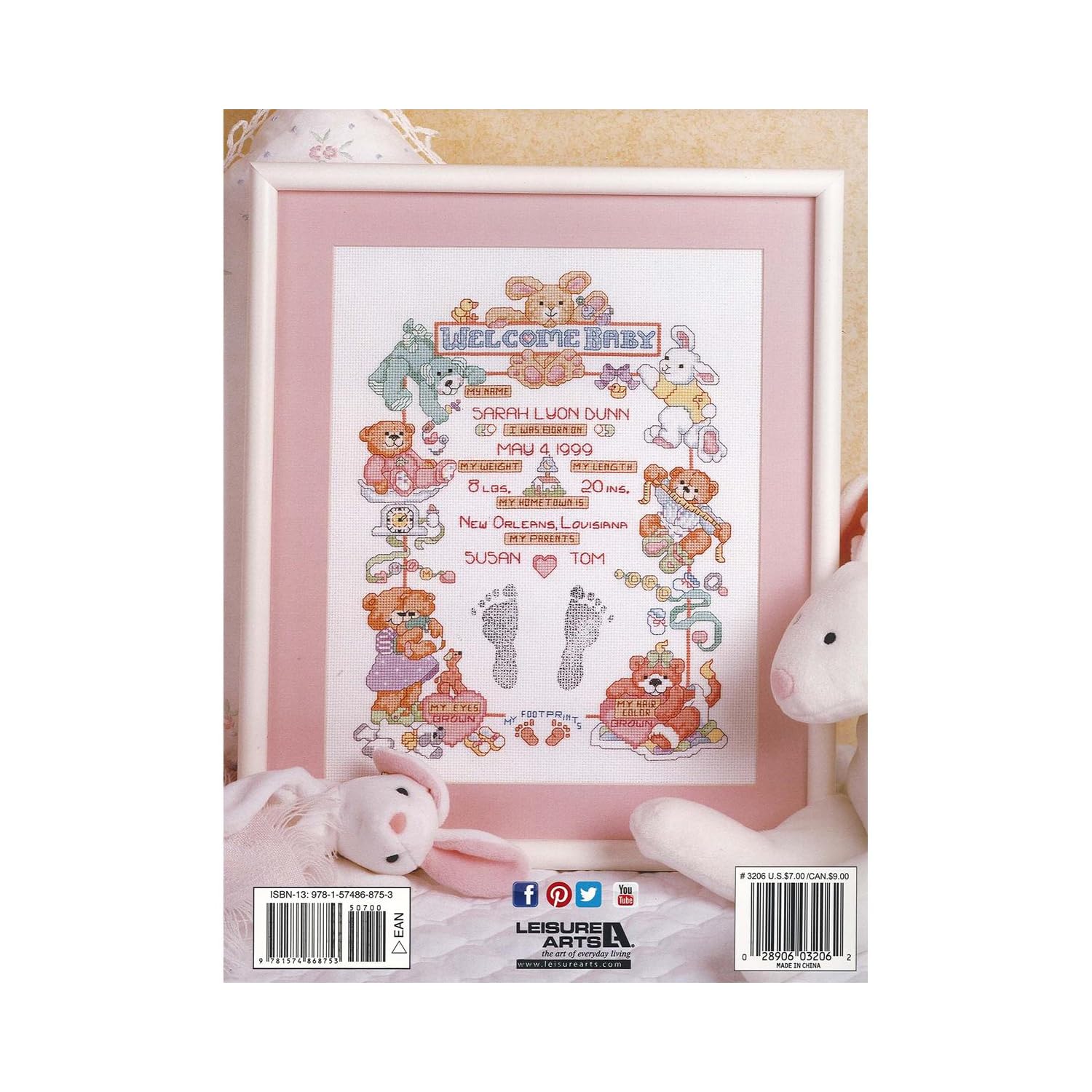 Amazon | LEISURE ARTS Sweet Baby Memories クロスステッチ