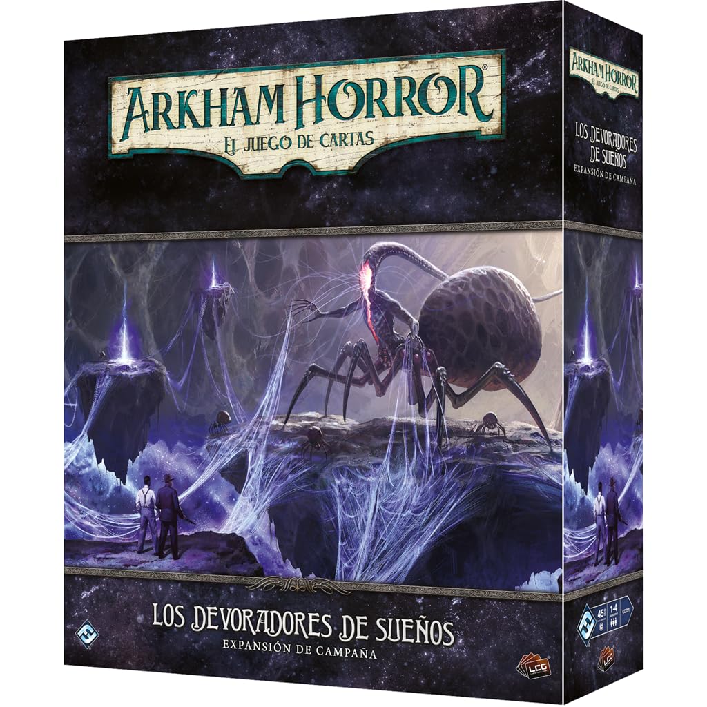 Fantasy Flight Games | Aarkham Horror LCG: Los devoradores de sueños | Expansión de Campaña | Juego de Cartas | A Partir de 14 Años | De 1 a 4 Jugadores | 30-120 Minutos por Partida | Español