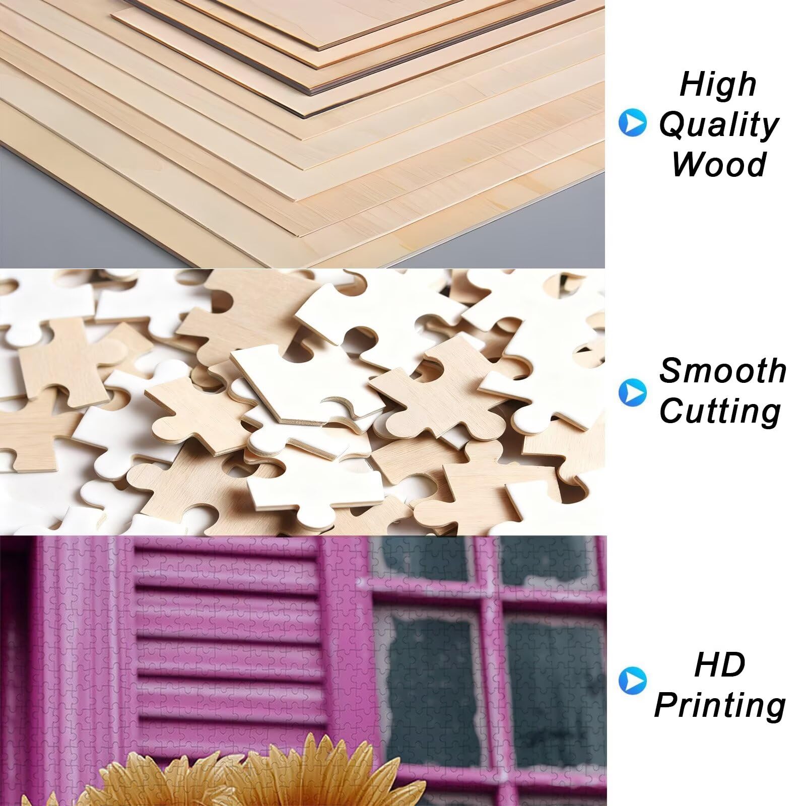 4000 puzzli dla dorosłych, słonecznik dla dorosłych, 4000 sztuk, drewniane puzzle z kolorowym pudełkiem, rodzinne gry edukacyjne, prezenty dla kobiet, wystrój domu, motyw: (drzwi), -3854