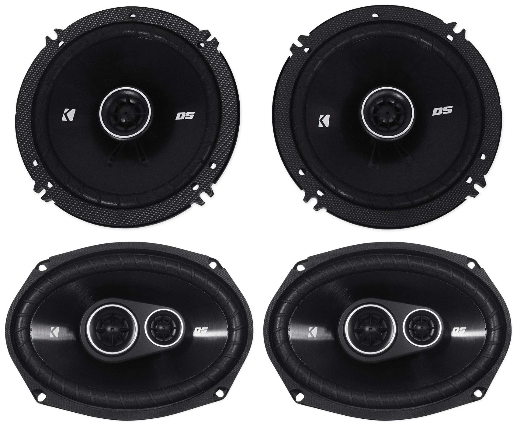 Kicker 43DSC6504 DSC650 6.5" Speakers+Kicker 43DSC69304 DSC6930 6x9 Speakers