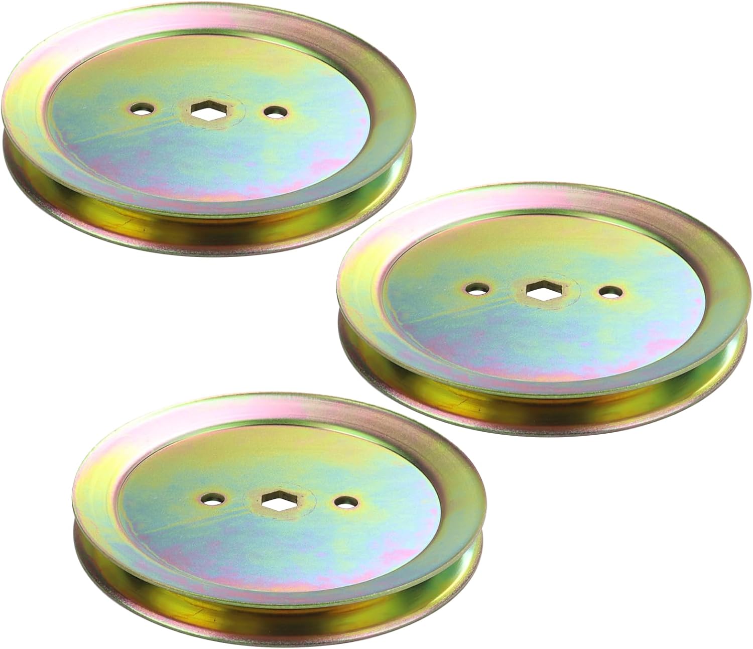 3 Pack GX20367 John Deere Pulley Replaces John Deere GX20367 Pulley GX20367 Spindle Pulley, UC23728 for John Deere D110 Parts, John Deere L110 Parts, D105, D110, D130, LA110, LA115 Tractors