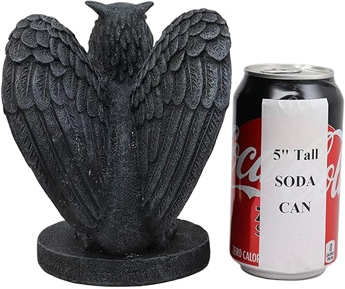 Vista 7 de Ebros Gift Estatua mítica de gárgola de león, grifo, águila, león, estatua de resina sintética para decoración del hogar, 6.75 pulgadas de alto